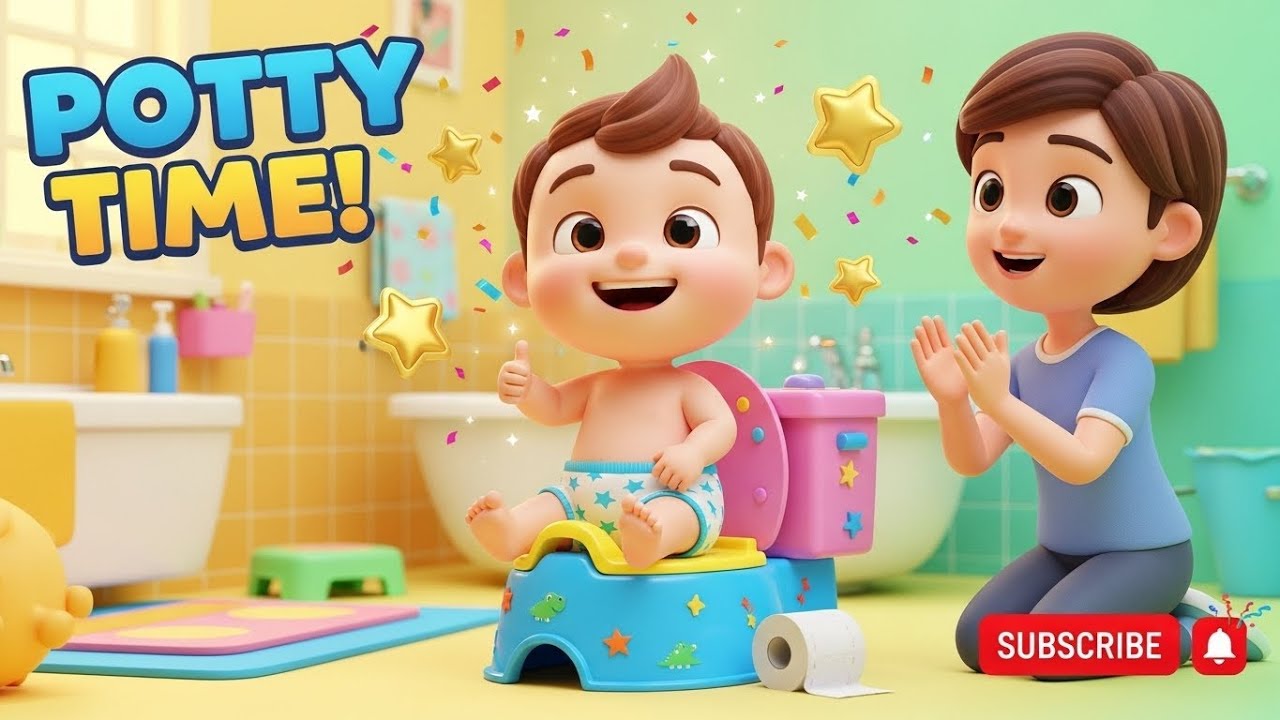 Potty Training Song for Toddlers + More Nursery Rhymes | Potty Time Song for Kids