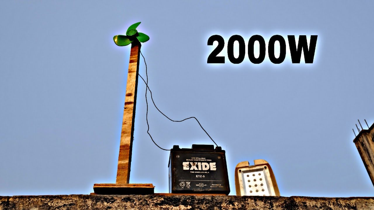 How to Make 2000V Wind Turbine Generator