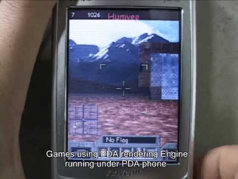 Optimized 3D graphics engine demo for PDA phone (2004)