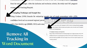 How to Remove Track Changes in a Word Document
