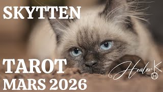 Skytten Mars 2026 Tarot Healer K