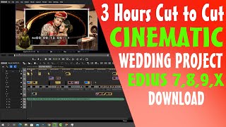3 Hours Cut to Cut Cinematic Wedding Project Edius 7, 8, 9, X Automatic Editing By Maa Digital Lab screenshot 4