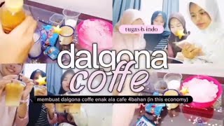  Teks Prosedur – Cara Membuat Dalgona Coffee ☕✨