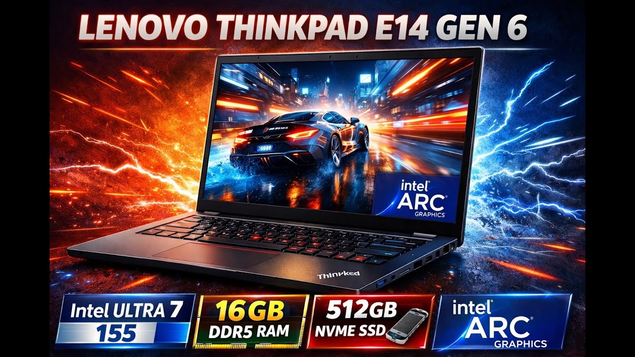 🔥 Lenovo ThinkPad E14 Gen 6 – Full Review | Intel Ultra 7 | Arc Graphics 🔥 