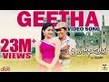 Anjaniputhraa  geetha song  puneeth rajkumar rashmika mandanna  a harsha