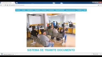 sistema de tramite documentario en php mysql