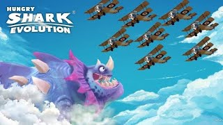 😱 Oh my God Aaron destroyed all Helicopter In Hungry Shark Evolution