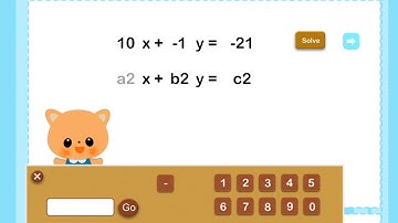 Linear Equations with 2 variables app demo Video 3