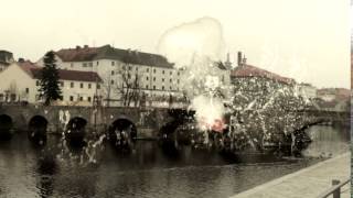Blender and After Effects bridge explosion effect