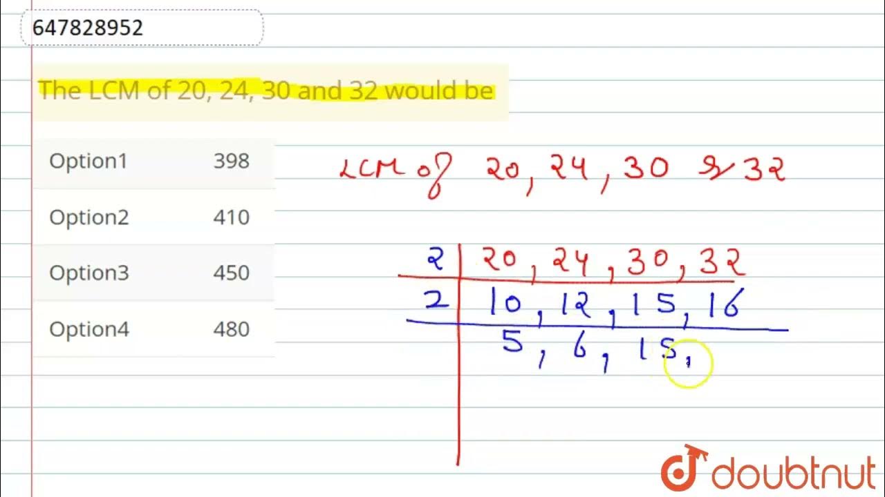 What Is The Smallest 4 Digit Number Which Is Divisible By 18 24 And 32 Doubtnut What Is The Smallest 4 Digit Number Which Is Divisible By 18 24 And 32 Doubtnut