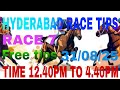 HYDERABAD RACE TIPS|TODAY HORSE RACE|HYDERABAD RACE TIPS 💯 31/08/25