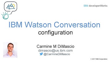 Create The Watson Conversation Service