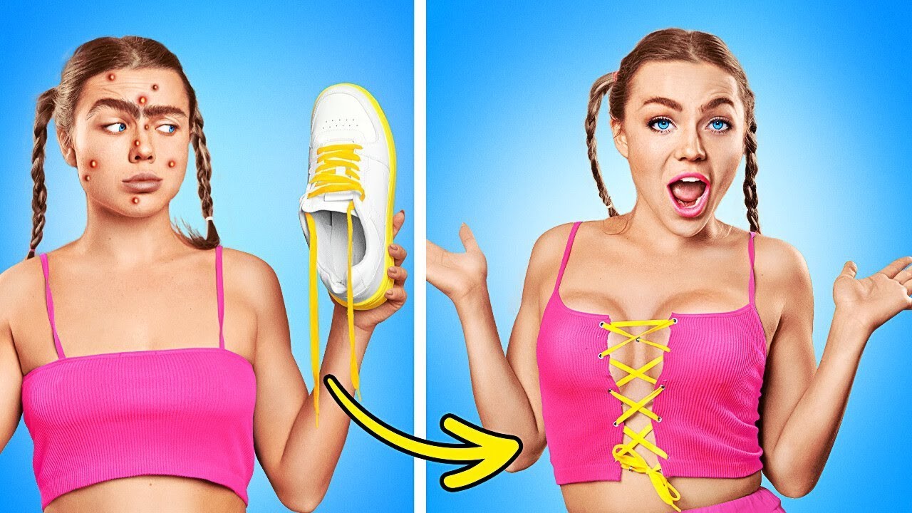 ¡TRUCOS de BELLEZA de TikTok! TRANSFORMACIÓN increíble para la escuela | Por La La Vida Juegos