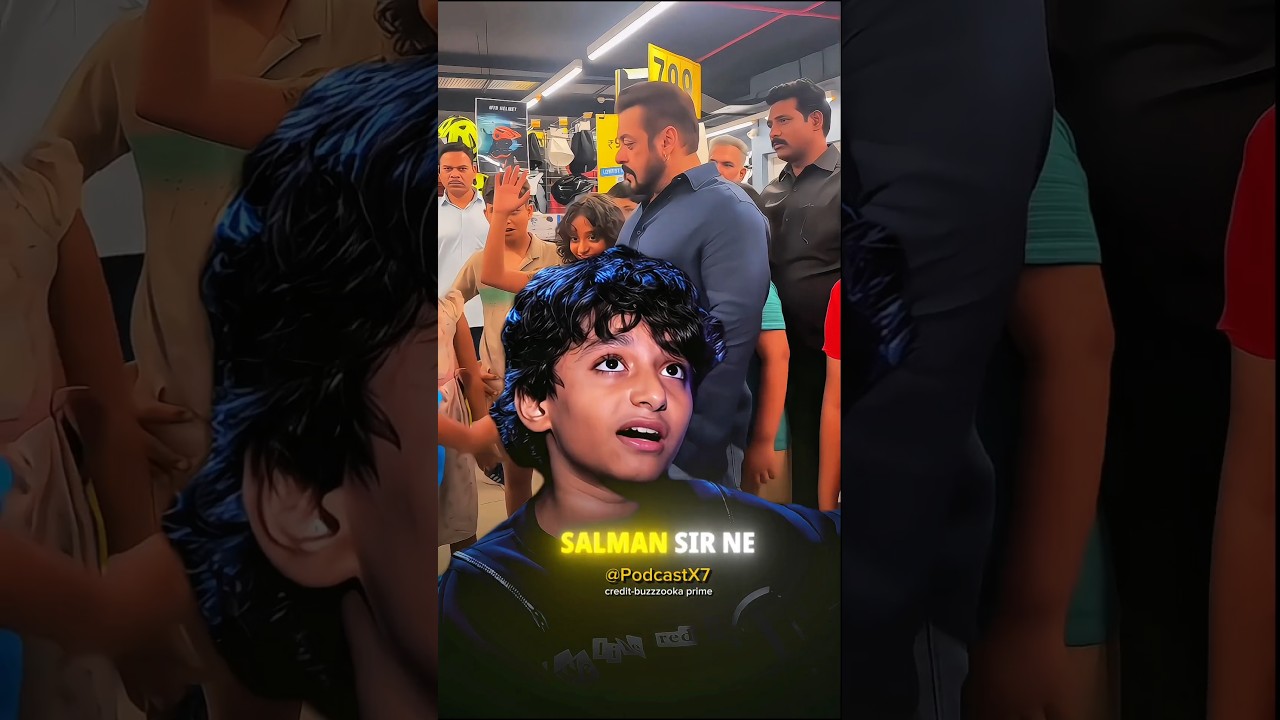 Salman Khan Fulfills Kids' Dreams 🥹😭 || ayan khan podcast ||#podcast #shorts #viral #trending