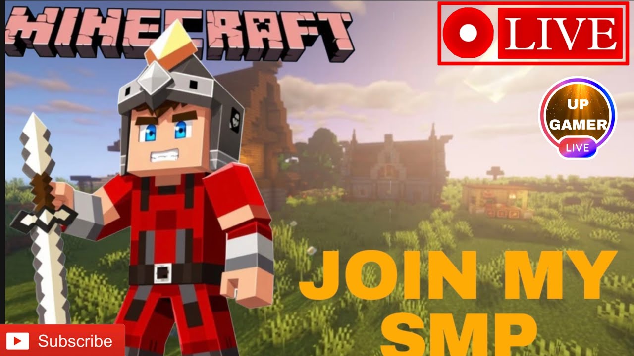 UP GAMER IS LIVE ONLY YOUTUBERS SMP JOIN NOW 🔴