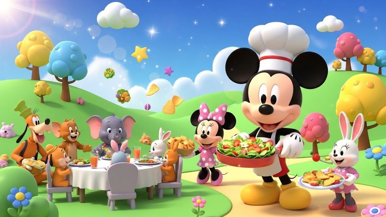 Mickey & Minnie’s Funny Friends Cartoon Party 🎈😂🌈