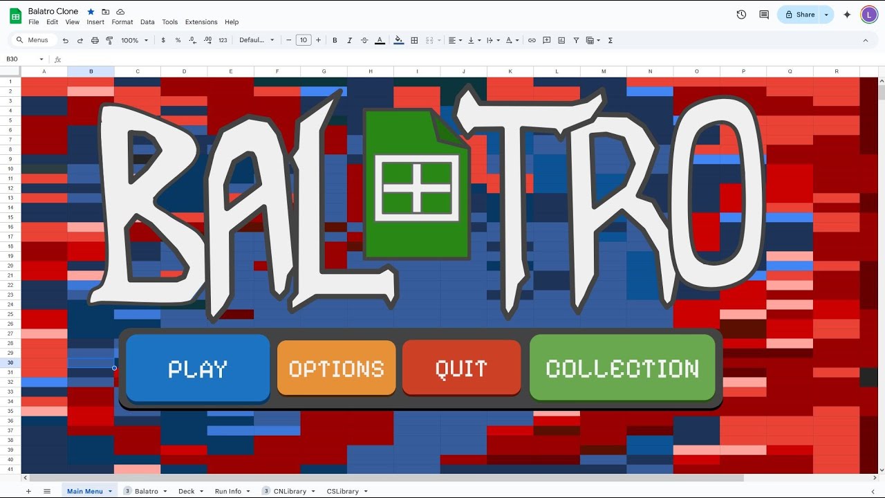 I Made Balatro In Google Sheets!