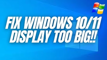 How To Fix Windows 11 Display Too Big | Fix Windows 11 Display Too Zoomed In (2024)