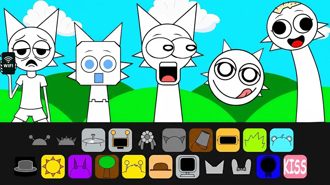 Paper DIY 💀 SPRUNKI IN A COLORLESS WORLD | DIY kertas buku