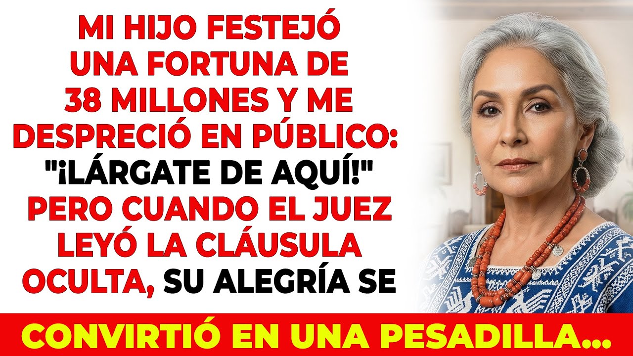 Mi Hijo Me Echó Por 38 Millones... Pero Una Cláusula Lo Cambió Todo...