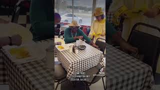 Ms.Bert can’t even eat in peace!