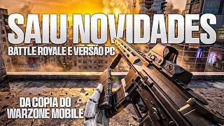 A COPIA DO WARZONE MOBILE ESTÁ INCRIVEL! BATTLE ROYALE E VERSÃO PC🔥🔥🔥 PROJECT BFA