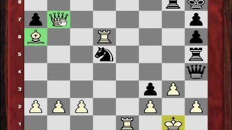 Chess Puzzle: Faced with mate! (Chessworld.net)
