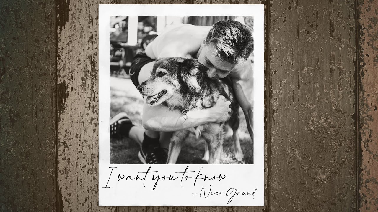 I wrote a song for my dog who passed away