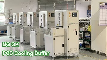 Automaitc SMT Vertical NG OK PCB Cooling Buffer Conveyor after AOI/SPI