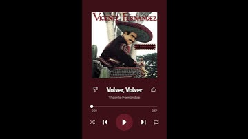 Thumbnail of Volver Volver - Vicente Fernández