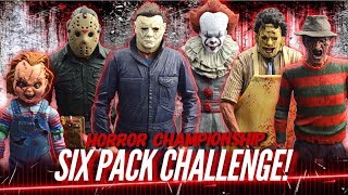 HORROR ACTION FIGURE MATCH! SIX PACK CHALLENGE! HORROR CHAMPIONSHIP!