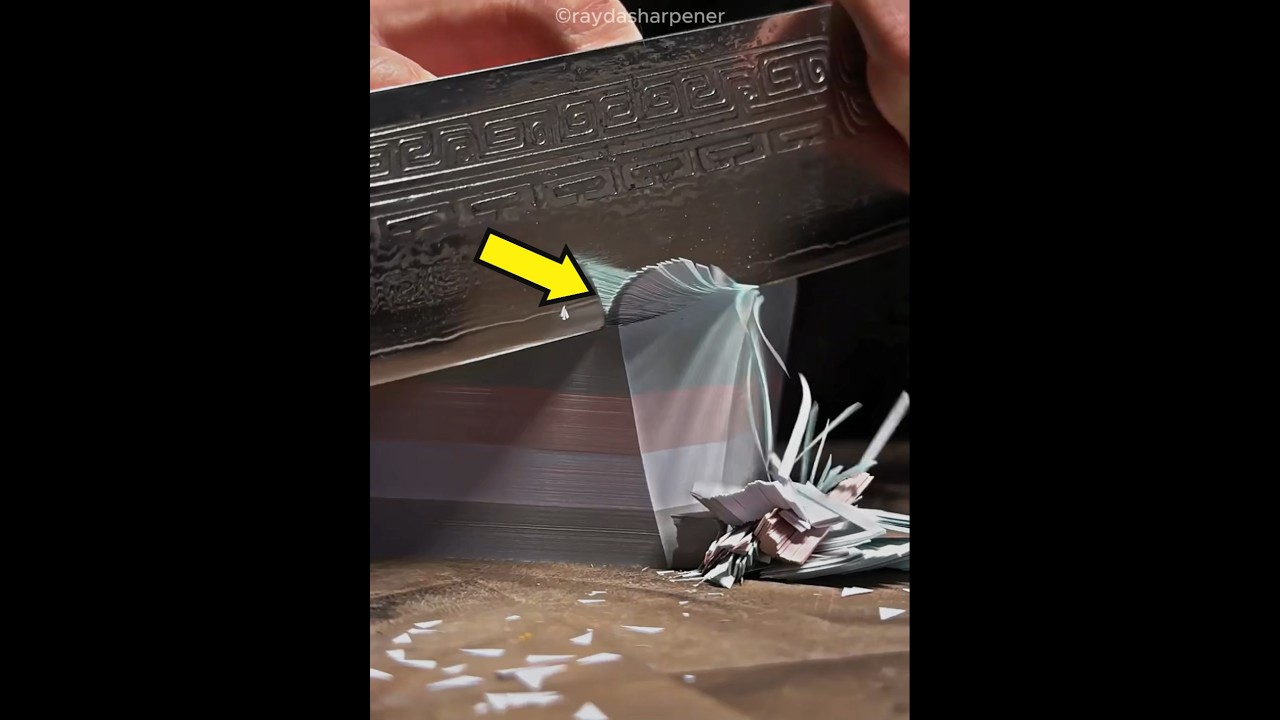 Этот нож разрезает сотни страниц 🤯