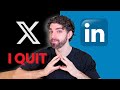 Why i quit writing on twitter and linkedin