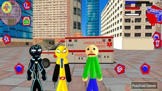 Polis Çöp Adam Halat Kahraman - US Police Stickman Rope Hero #16 - Android Gameplay screenshot 4