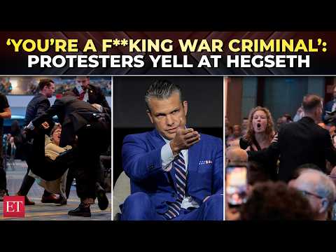 ‘She thinks highly of me’: Hegseth fires back at protester after she yells ‘you’re a war criminal’