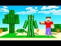 MINECRAFT But EVERYTHING You Touch BECOMES a CACTUS!