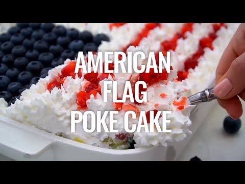 Red White And Blue Fruit Cake