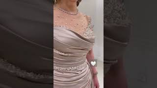 magnifique robe de soirée ? beige pour les dames ? Tik tok ? lilyane abonné ma chaîne ♥️