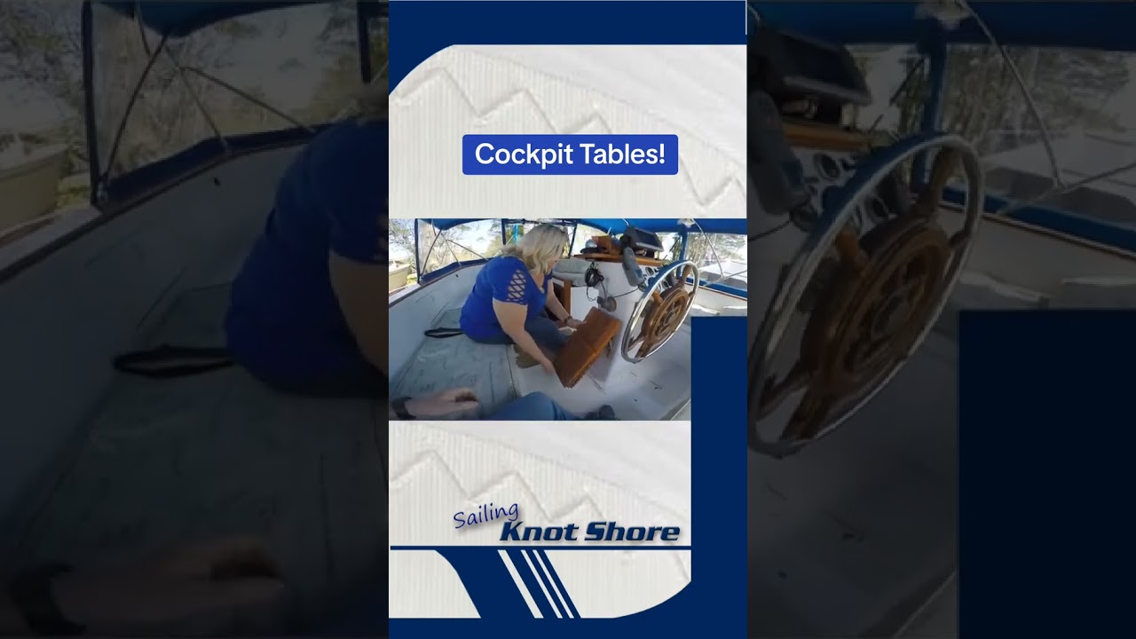 ⁣Unconventional cockpit tables... folding!
