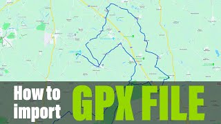 How to IMPORT A GPX route file to a Garmin / Wahoo device screenshot 1