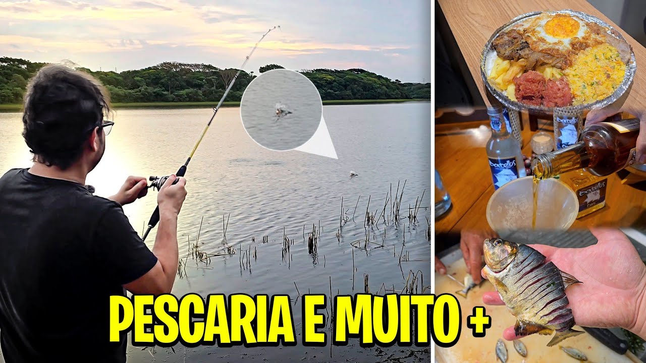 PESCARIA NO IMPROVISO,  ALAMBIQIE, UM BAR E BOA MARMITA #fyp #fypシ #pesca #sobrevivência  #bar 