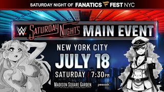 WWE Saturday Night's Main Event 18th July 2026 Full Show