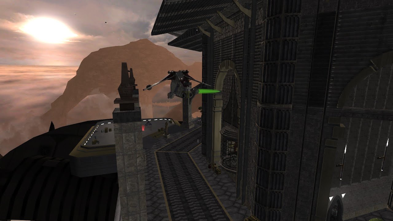 AI controlled dropship landing test - Battlefront 3 Legacy