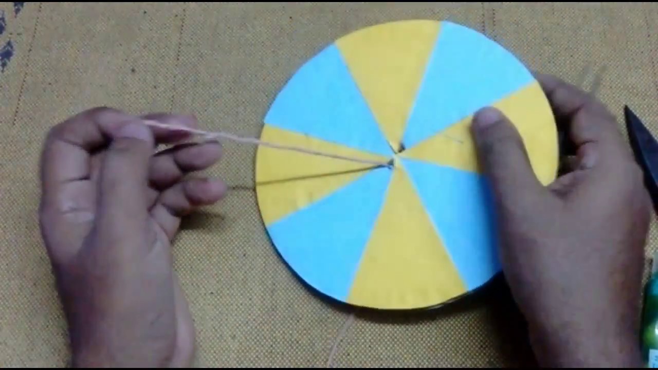 Spinner for Kids | Paper Art | Aq Media | Art and Craft | DIY Paper ...