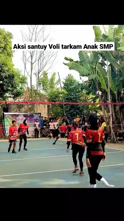 Lihat Aksinya Anak SMP Di Voli tarkam Bikin Melongo #shorts
