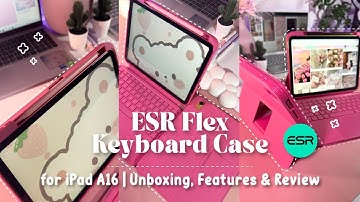 ESR Flex Keyboard Case for iPad A16 | Unboxing, Features & Review 