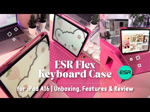 ESR Flex Keyboard Case for iPad A16 | Unboxing, Features & Review