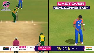 Ind V Sa World T20 Cwc 2024 Final Last Over Thriller Real Commentary In Real Cricket 24