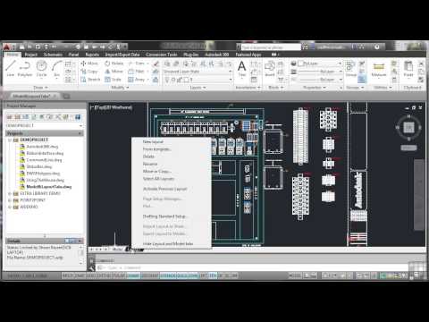 0208 AutoCAD Electrical 2014   Model And Layout Tabs