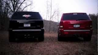 Rev Battle (Jeep SRT8 Borla Vs Corsa)